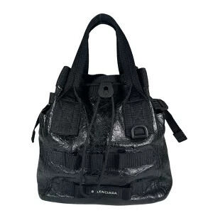 Balenciaga Army Handbag Leather Black